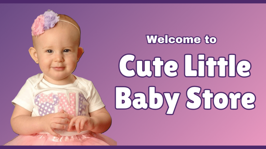 Cute Little Baby Store Homepage Banner